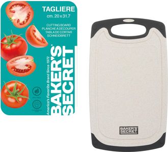 Baker's Secret Tagliera con bordo in gomma 31x20 cm Bakers Secret