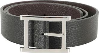 Orciani Keerbare leren riem - Heren - Riemen - Zwart - 90 CM - Leer - Accessoires