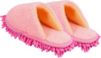 Vosarea Winter Warm Womens Indoor Slippers Plush Fleece Lining, Non-slip Household Footwear, Pink Medium Size Comfortable Home Shoes