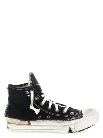 Maison Margiela Blue Lace Up Sneakers