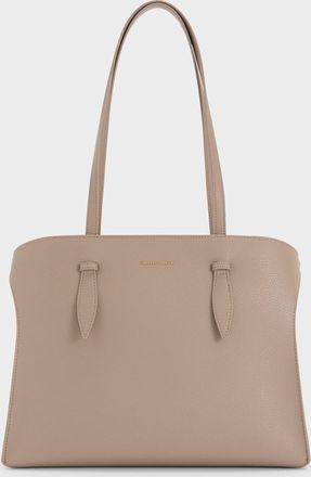 Charles & Keith Allyn Elongated-Handle Tote Bag