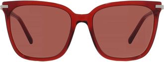 Ferragamo Red Square Ladies Sunglasses SF2037S 616 56