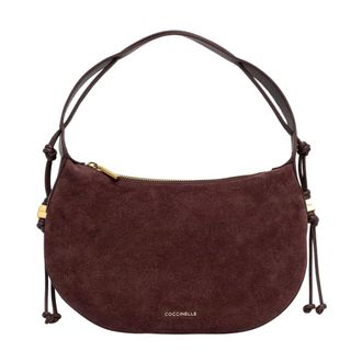 Coccinelle Hobo Bag - Dames - Schoudertassen - Bruin - ONE Size - Su&egrave;de - Tassen