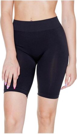 Vero Moda Zwarte Slip-On Shorts - Dames - Leggings - Zwart - L/Xl - Nylon - Broeken