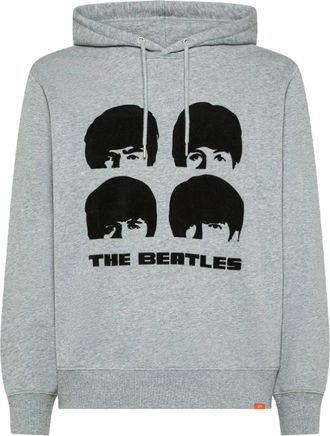 Sun 68 The Beatles Hoodie - Heren - Hoodies - Grijs - L - Katoen - Hoodies & sweatvesten