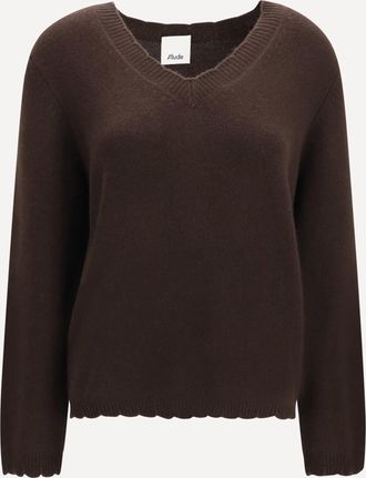 Allude Maglione con scollo a V Woman M