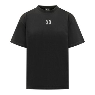 44 Label Group T-Shirts, male, Black, Size: L Classic Tee