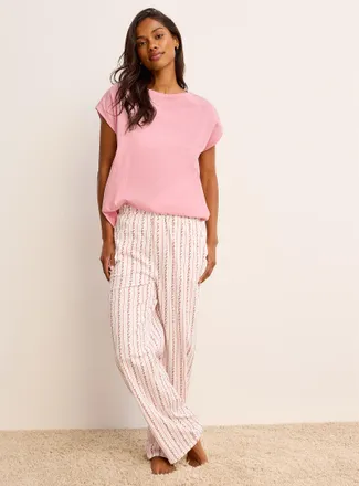 Miiyu Womens Soothing tone pattern pyjama pant