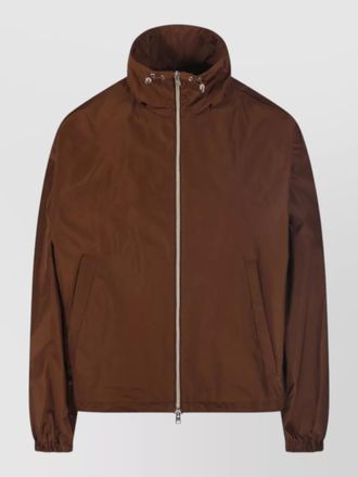 Herno high collar jacket elastic cuffs pockets