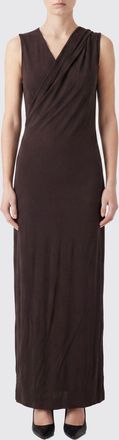 Semicouture Abito lungo Joss in jersey di viscosa