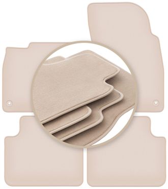 OEM Alfombrillas Premium Beige Para: Volkswagen Touareg Iii Suv 2018