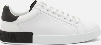 Dolce & Gabbana Mens Portofino Sneakers White - Size: 8.5
