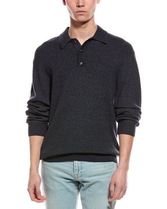 Slate & Stone Ribbed Polo Sweater
