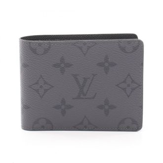 Louis Vuitton Gray Pvc Wallet (Bi-Fold) (Pre-Owned)