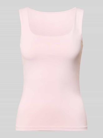 Pieces Slim Fit Tank Top mit U-Ausschnitt Modell LULA in Rosa, Gr&ouml;&szlig;e XS