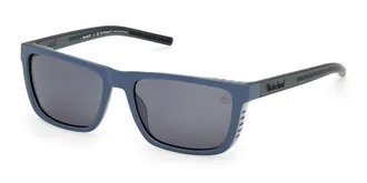 Timberland TB00085 Polarized 92D Mens Sunglasses Blue Size 56