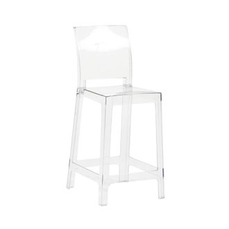 Siediti Fuori e Dentro Taburete de interior transparentes de policarbonato