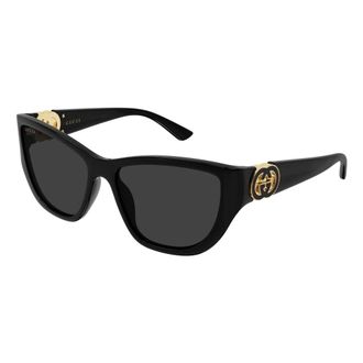 Gucci Sunglasses - female - Gucci - Sunglasses - Black - 56 MM - Accessories