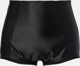 Dolce & Gabbana Satin micro shorts