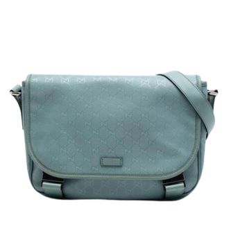 Gucci Pre-owned Cross Body Bags, female, Blue, Size: ONE SIZE Pre-owned Vintage Crossbody Bag