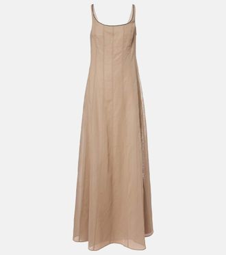 Brunello Cucinelli Cotton maxi dress