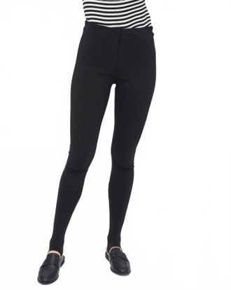 Baci Elastic Waist Skinny Pant In Black