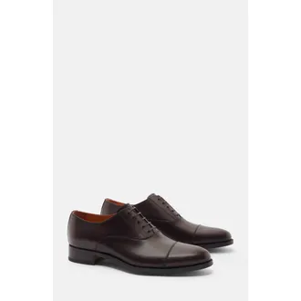 Scarosso Giove Oxfords in Dark Brown Calf at Nordstrom, Size 40.5