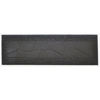 Imports Decor Imports Decor 827RBM Stone Rubber Step Mat, 33 by 10 by 1/4