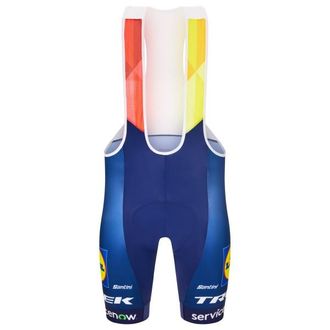 Santini Lidl Trek Bib Shorts Velohose f&uuml;r Herren | blau