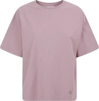 Vivienne Westwood Tops, Dames, Roze, M, Katoen, Box T-shirt