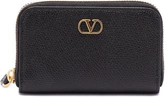 Valentino Garavani Vlogo Signature Mini Zip Around Wallet
