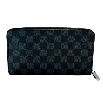 Louis Vuitton Damier Graphite Black Damier Graphite Damier Graphite Long Bill Wallet (Bi-Fold) (Pre-Owned)
