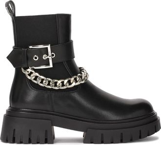 Kazar Luna Slip-on Boots - Dames - Chelseaboots - Zwart - 37 EU - Leer - Schoenen