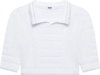 GCDS Mujer, Jerseys, Blanco, Talla: S