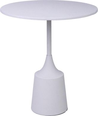 Wanderlust Deco Mesa Auxiliar De Metal Blanco 40x40x44h Cm