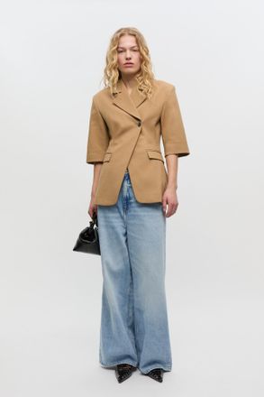 Ganni Blue Light Baggy Jeans - Size 25 Organic Cotton