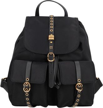 Pinko Nylon Flap Buckle Backpack