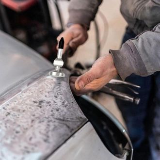 OEM Strumento Per La Riparazione Di Ammaccature Su Auto Con 9 Testine Intercambiabili - Custodia Portatile Per La Rimozione Di Ammaccature Da Portiere E C