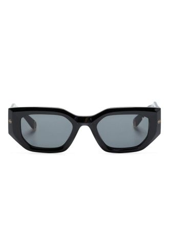Philipp Plein Eyewear Occhiali da sole squadrati con logo inciso - Nero