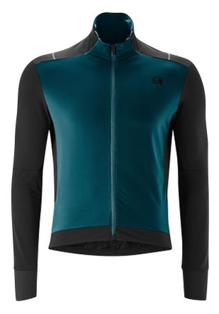 Gonso Radtrikot GONSO BAVELLA, Herren, Gr. 3XL, blau (dunkelblau), 87% Polyester; 13% Elasthan, hoch geschlossener Ausschnitt, Trikots Radtrikot, Herren lan