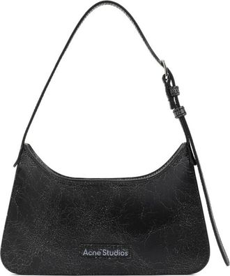 Acne Studios Platt Micro Crackled Leather Shoulder Bag