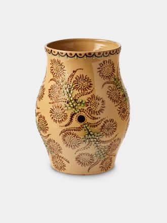 Poterie d'&Eacute;vires Flowers Hand-Painted Ceramic Vase (8in/20cm)