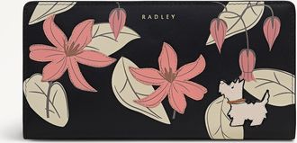 Radley London Black Large Bifold Wallet Pretty Petals SS26 Radley London