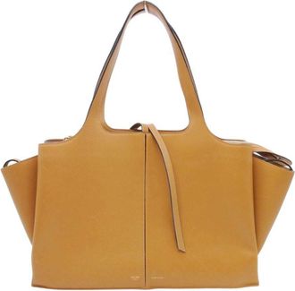 Celine Mustard Handbag Tote Bag (Pre-Owned)