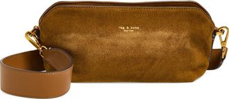 Rag & Bone Gramercy Genuine Suede Crossbody Bag in Golden Brown at Nordstrom