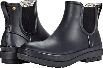 Bogs Amanda Plush II Chelsea Womens Shoes Black : 10 B - Medium, Synthetic