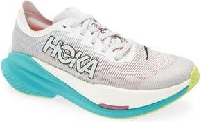 Hoka One One Mach X 2 Running Shoe in Frost /Electric Aqua at Nordstrom Rack, Size 10.5