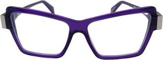 Siens Eye Code Purple Creature 095 Acetate Butterfly Sunglasses