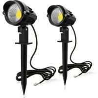 OEM Foco Led Exterior De 7w 850lm, Blanco Fr&iacute;o 6000k, Con Estaca, 220v, Resistente Al Agua Ip66, Ideal Para Calles, Balcones, Jardines, C&eacute;spedes, Piscinas