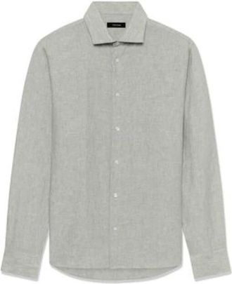 Matinique Lekker klassiek overhemd - Heren - Casual Overhemden - Groen - XL - Linnen - Overhemden